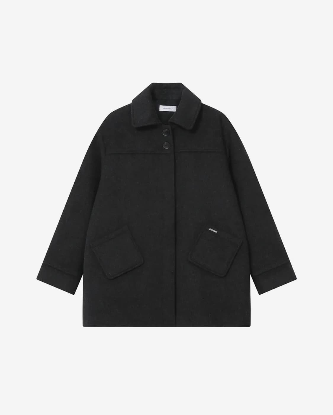 미세키서울 Slate half coat CHARCOAL 상품이미지1