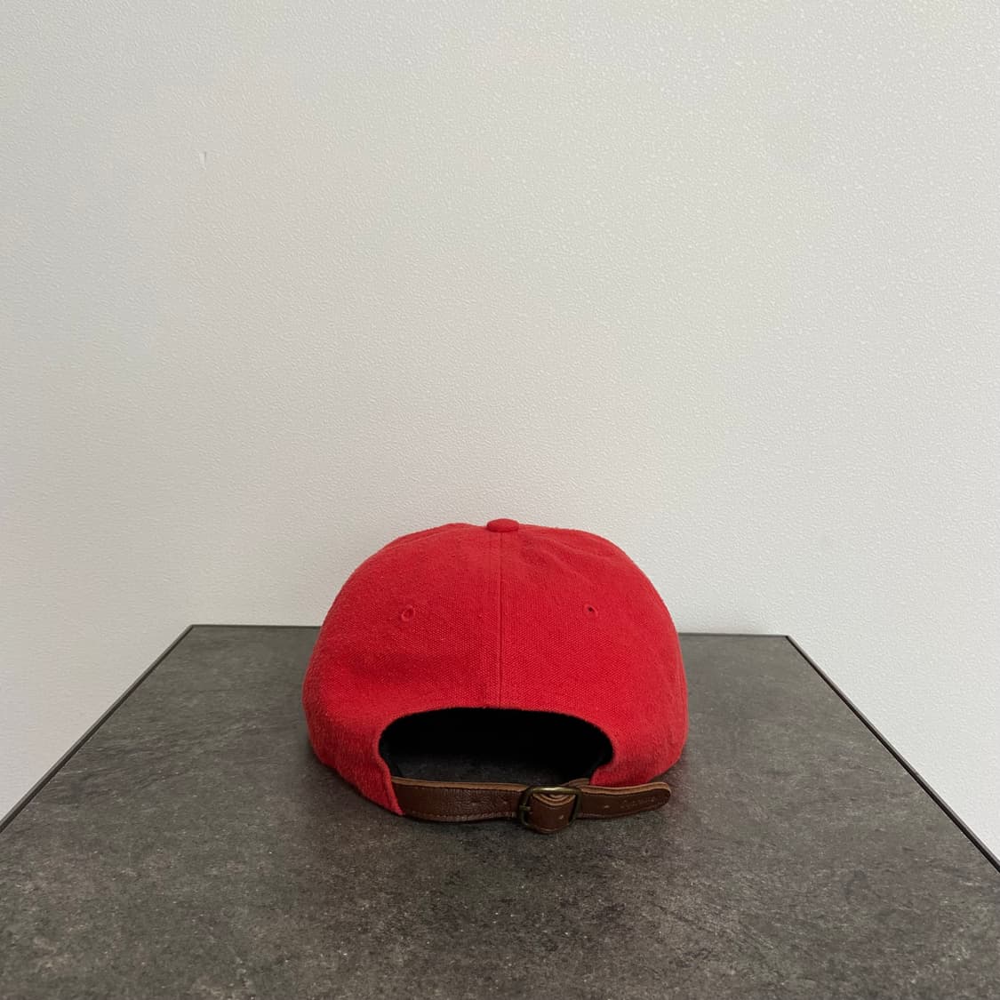 슈프림 클래식 로고 워시드 린트 레드 볼캡 모자 6패널 캡 상품이미지4