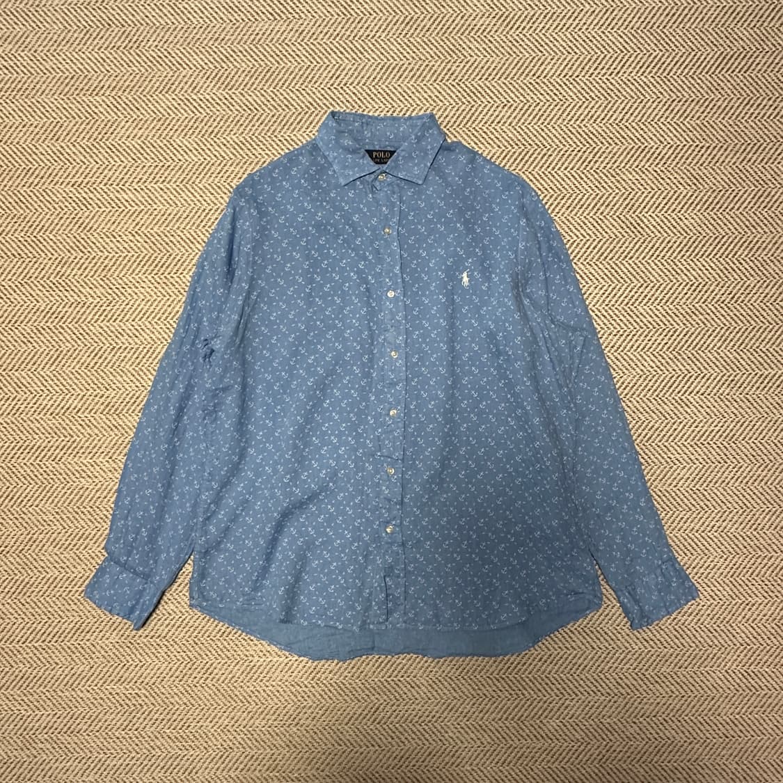 POLO RALPH LAUREN anchor shirt blue 상품이미지1