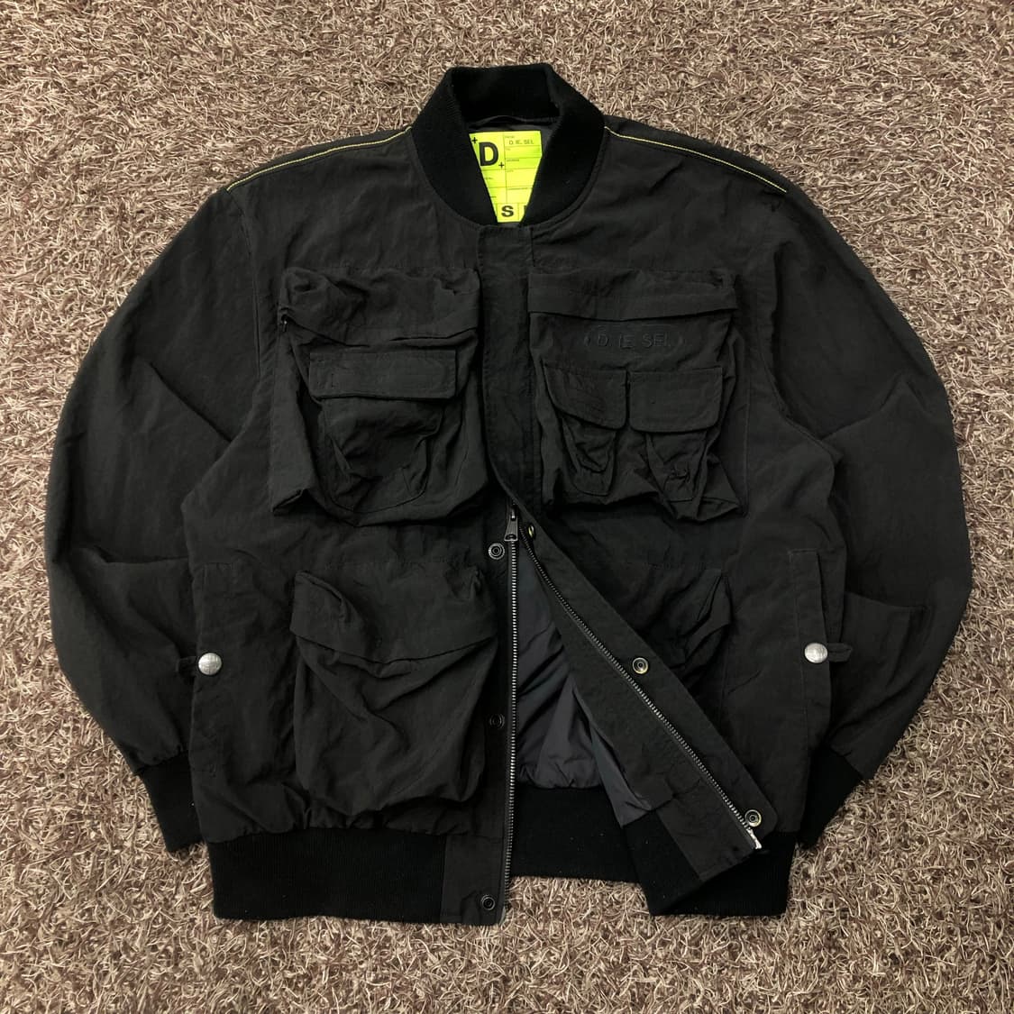 디젤 맥시 포켓 투웨이 봄버 자켓 상품이미지3