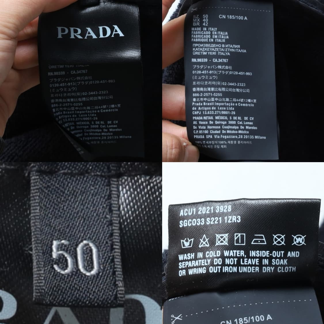 프라다 Prada Terry Cloth Hoody Jacket 

 상품이미지8