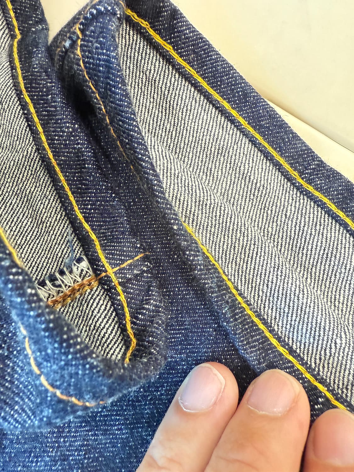 풀카운트 1101 원워시 셀비지 데님 팬츠 32 상품이미지5