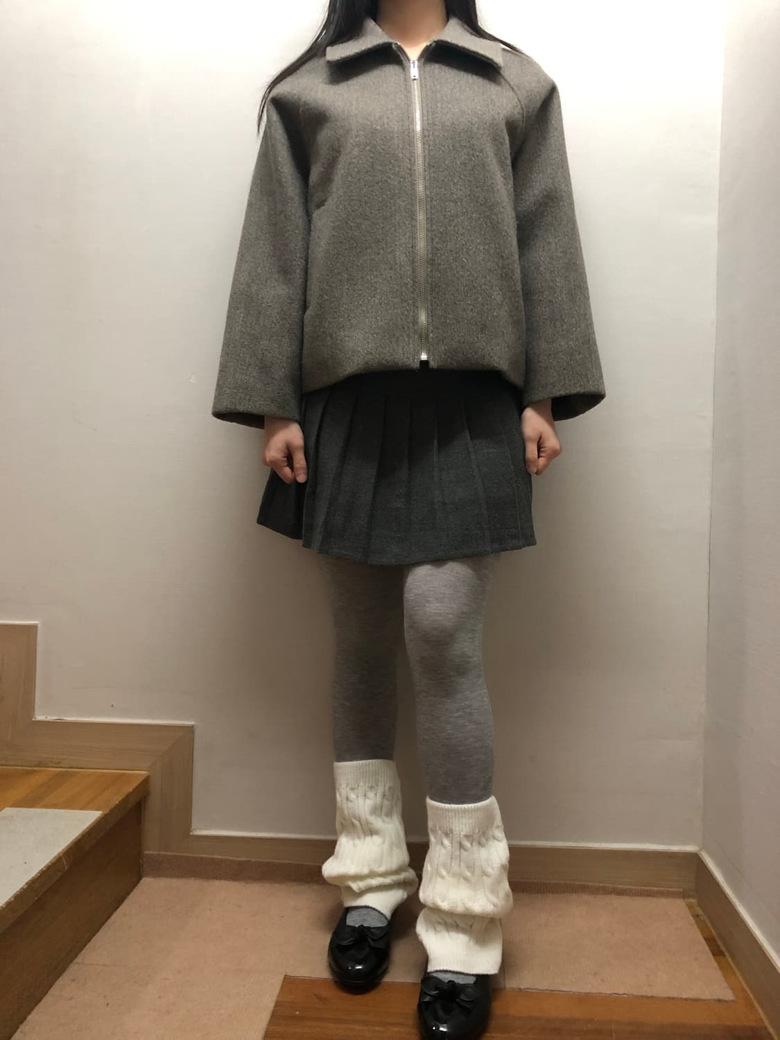 빈티지 브라운 울 자켓 상품이미지4