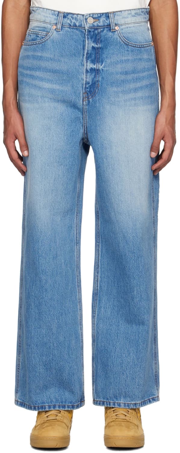 렉토 / 블루 와이드 데님 상품이미지1