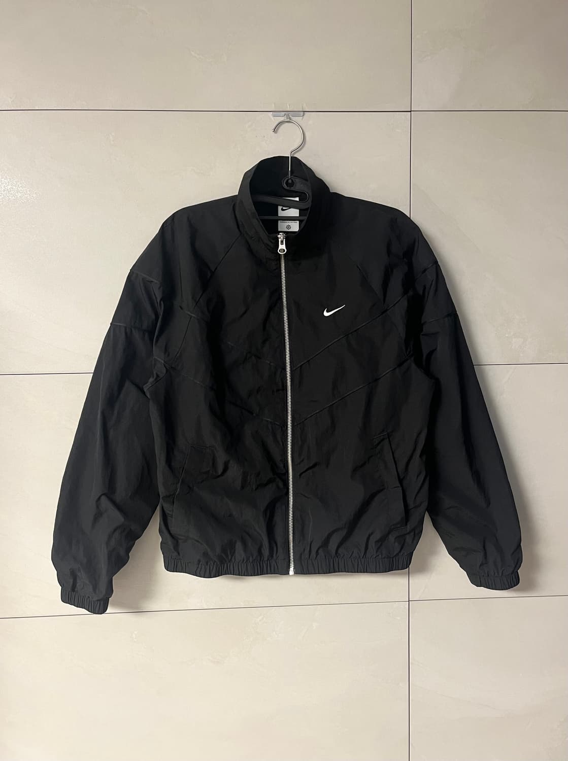 나이키 스우시 윈드러너 바람막이 블랙 [M] 상품이미지1