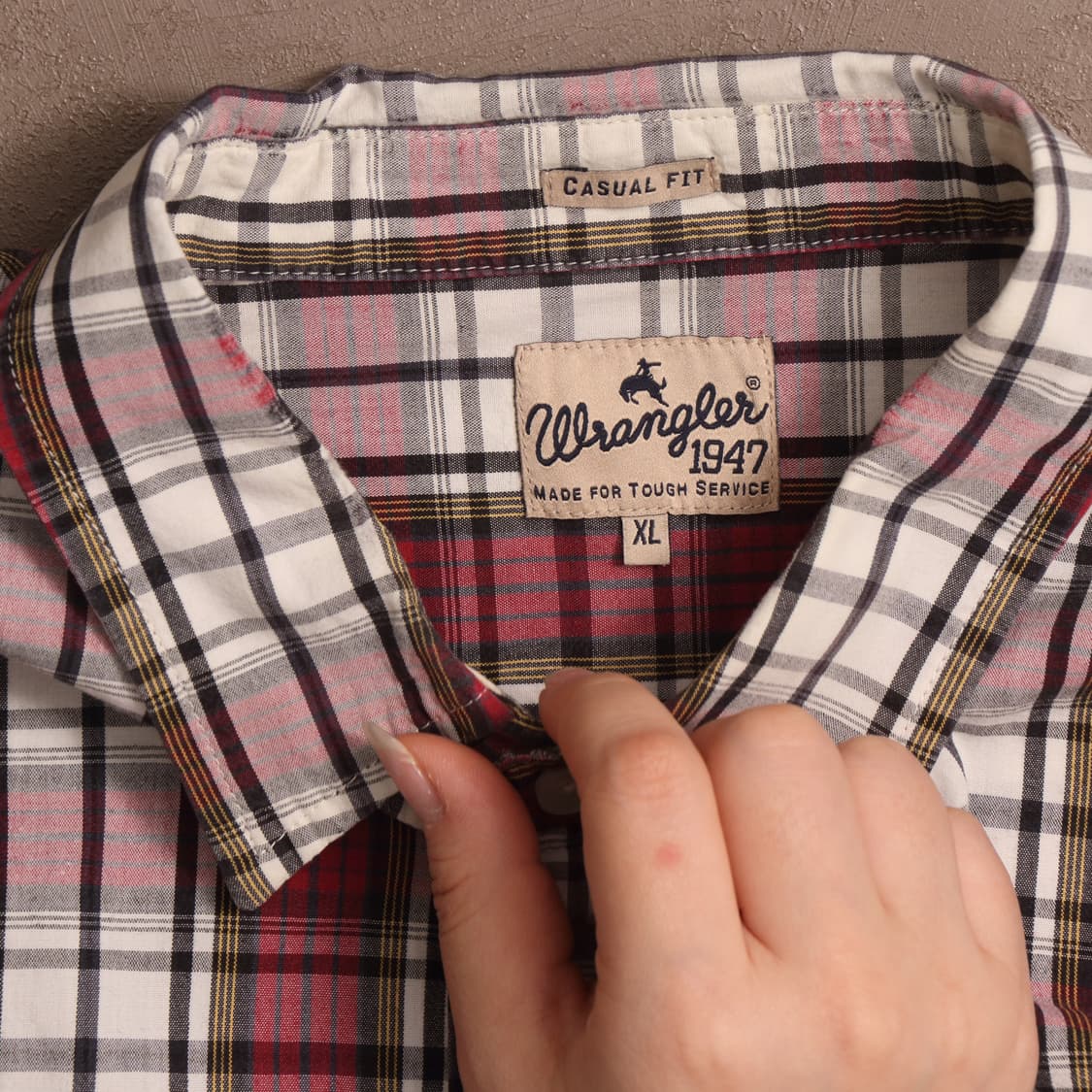 90'S 랭글러 체크 워크셔츠 A1659 상품이미지3