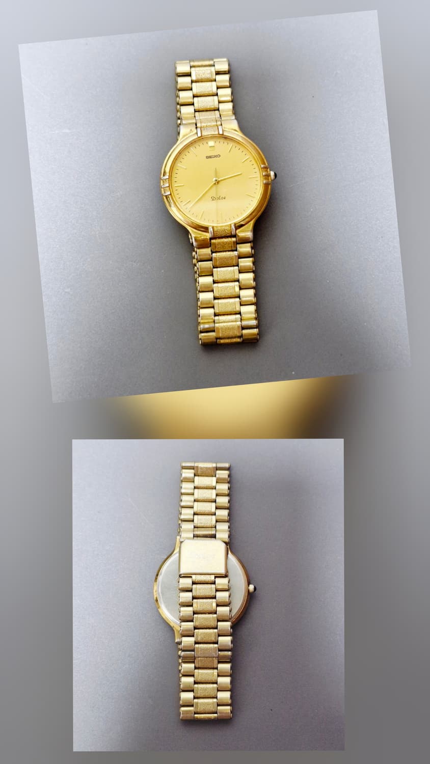 빈티지 세이코 돌체(Dolce) 콤비 쿼츠시계 상품이미지9