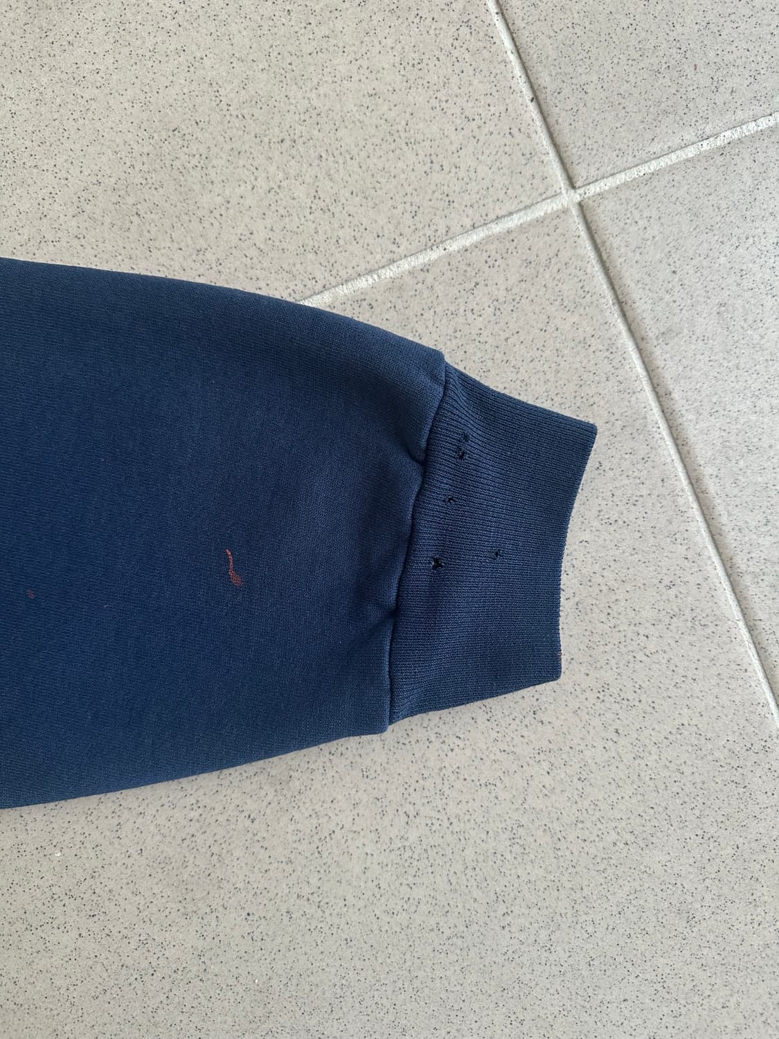 90s 빈티지 러셀 후드집업 네이비 L 페인팅 상품이미지7