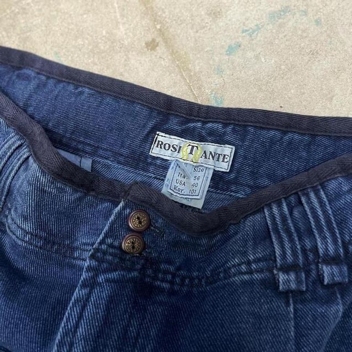 로시단테 투턱 테이퍼드 진 (38) 상품이미지5