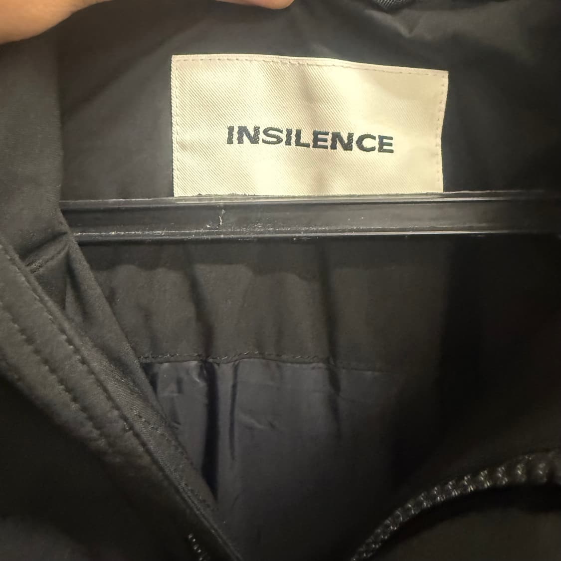 인사일런스 무신사 블랙 패딩 크롭 점퍼 숏패딩 S 상품이미지2