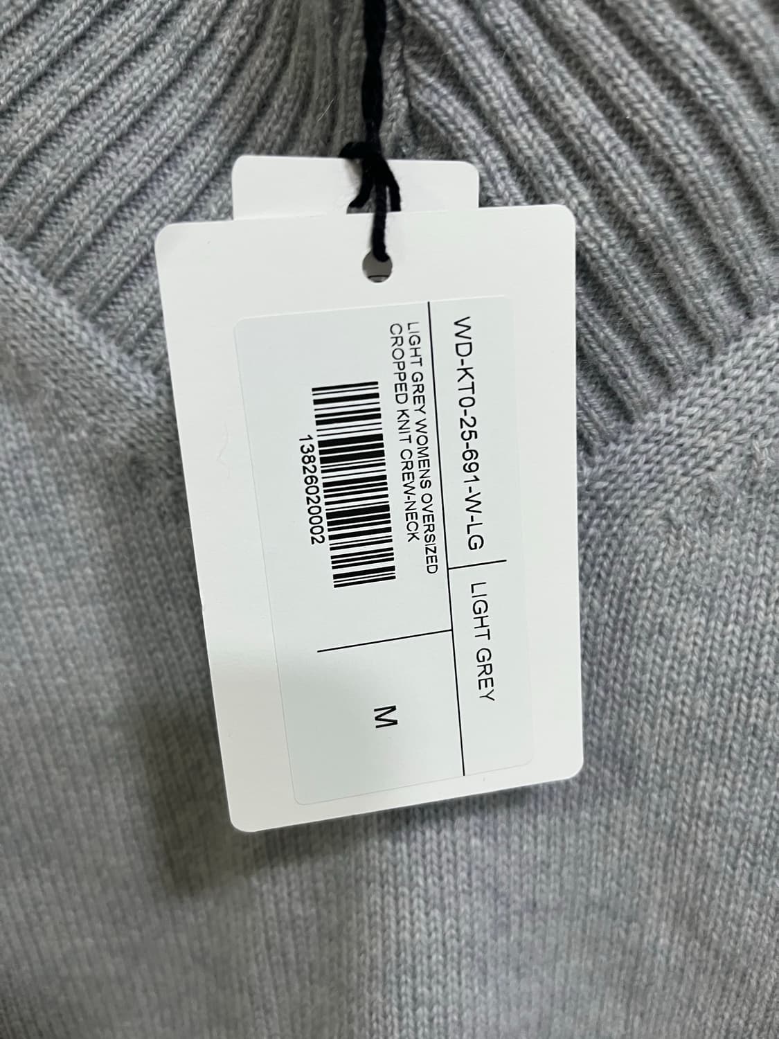 (새상품)웰던 오버사이즈 크롭 니트 m 상품이미지3