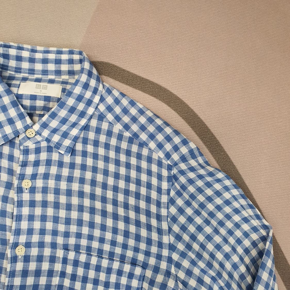 유니클로 마100 긴소매 셔츠 남자95 상품이미지3