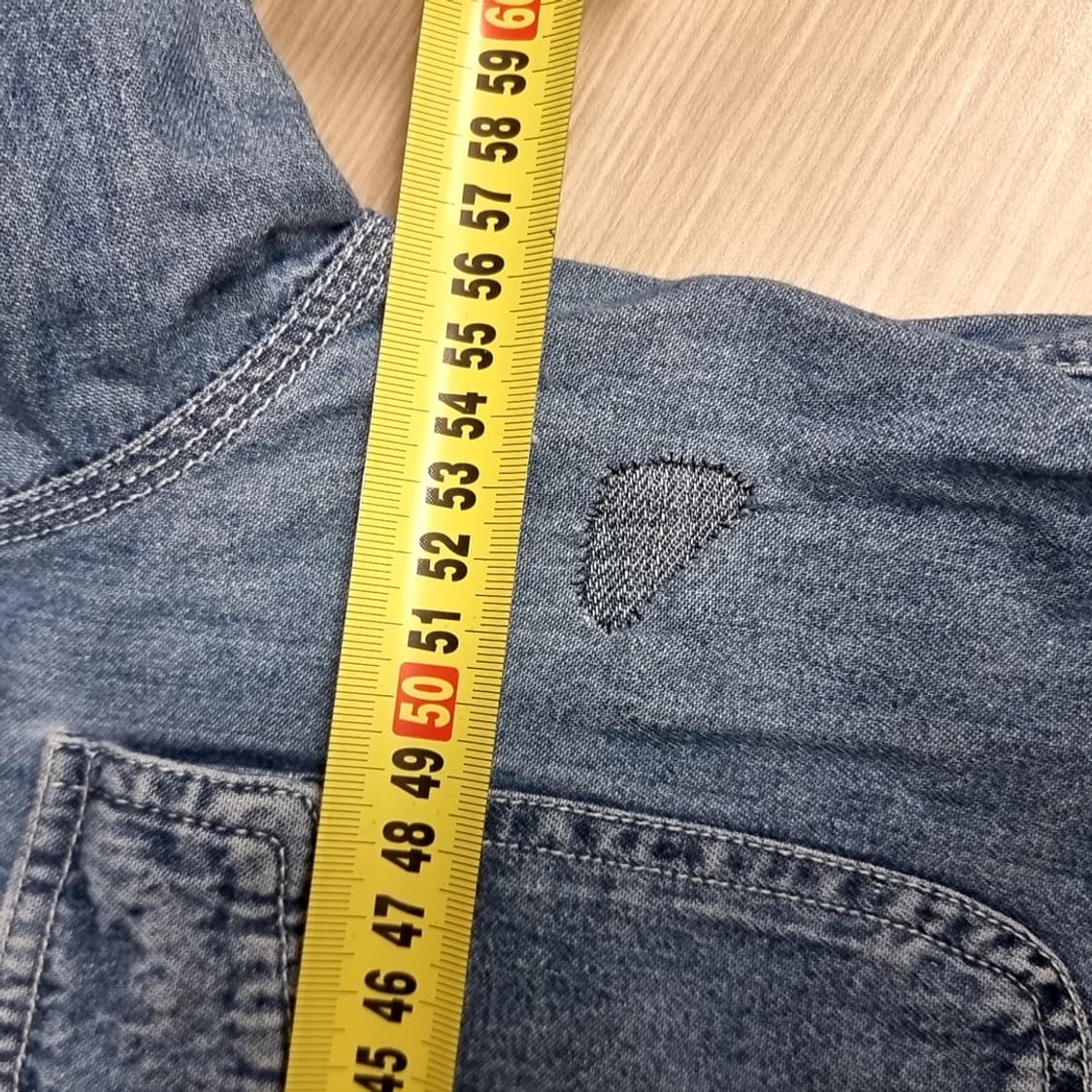 90s DFS SPORTS 데님 셔츠 남방 상품이미지5