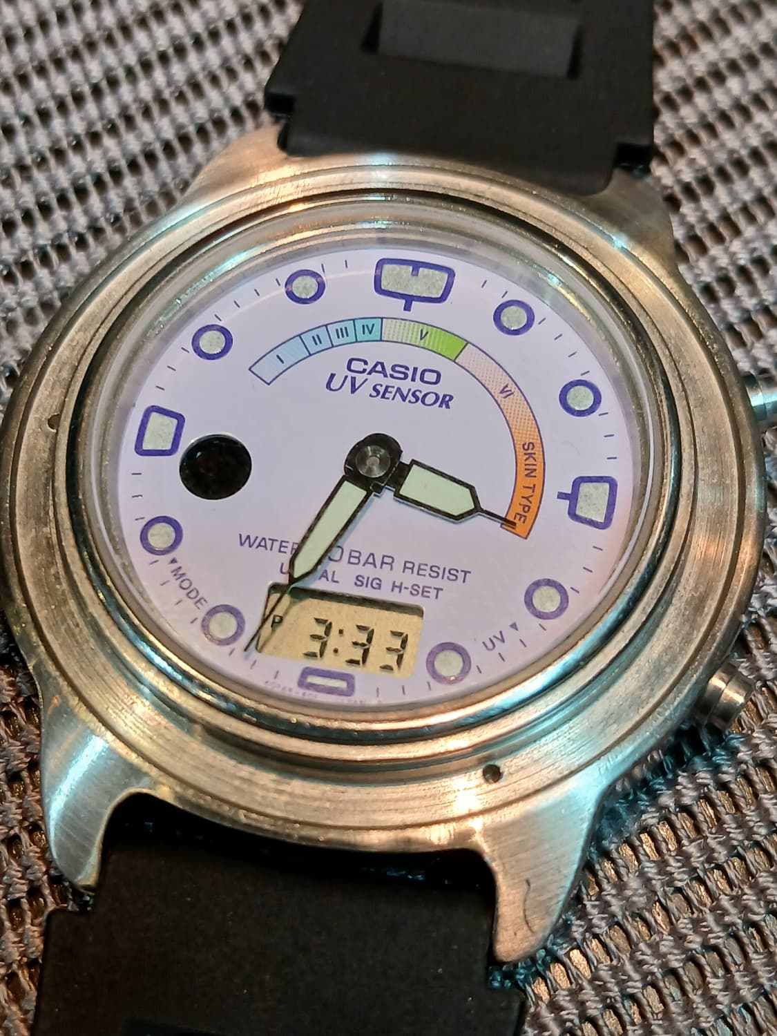 90s 빈티지 카이오 UV-700 쿼츠 시게 상품이미지2