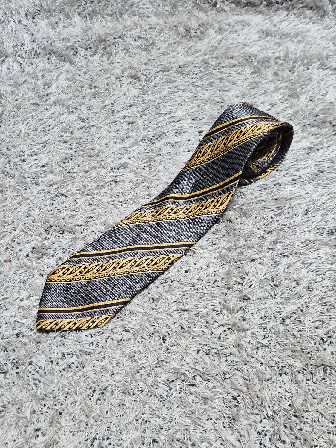 랑방Lanvin 금장 패턴 넥타이 Free - N67 상품이미지1