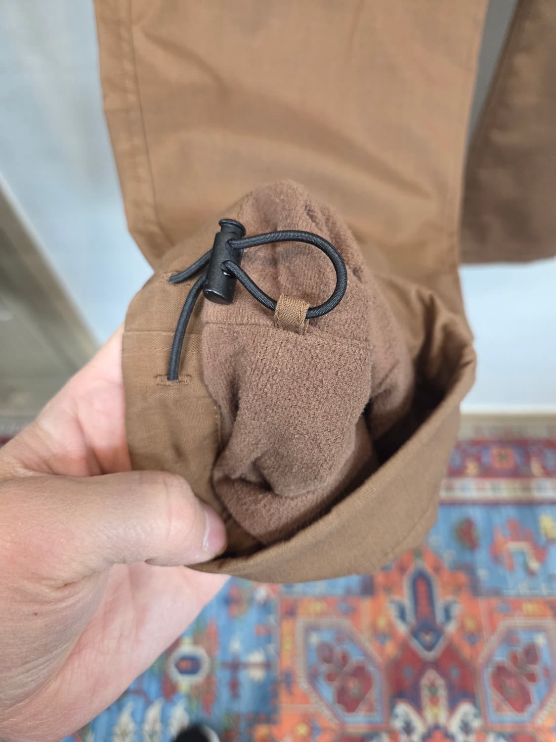 유니클로 벨티드 방풍 안감기모 팬츠 m 상품이미지5