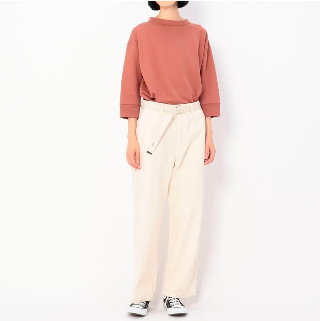 단톤 우먼 벨트 퍼티그 팬츠 34 사이즈 상품이미지1