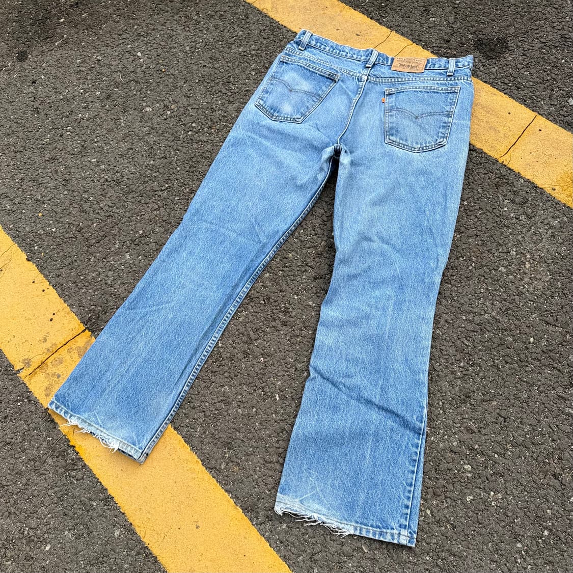 90s USA 빈티지 리바이스 517 부츠컷 오렌지탭 상품이미지7