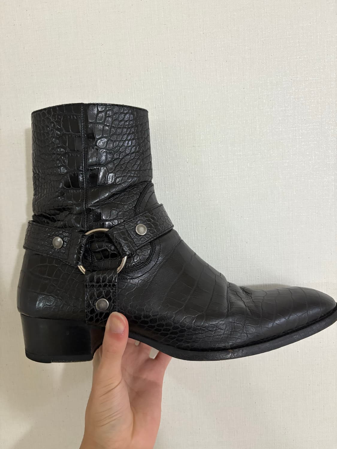 생로랑 크로커다일 하네스 부츠 상품이미지8