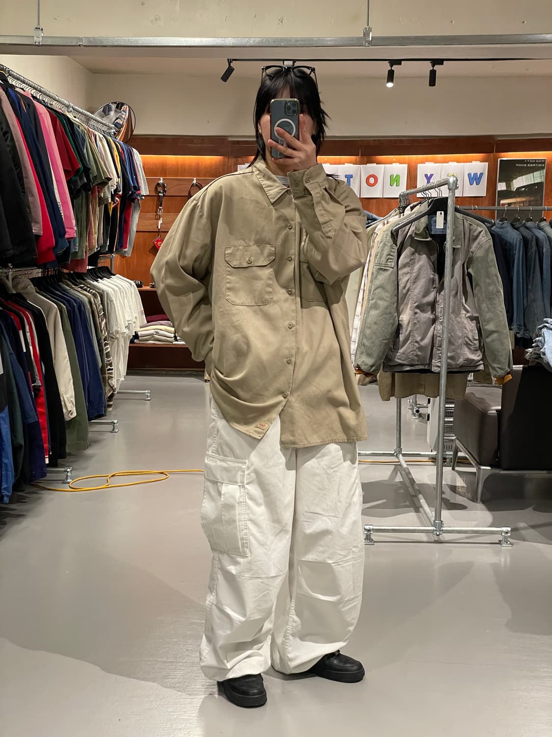 디키즈 빅사이즈 워크셔츠 상품이미지2