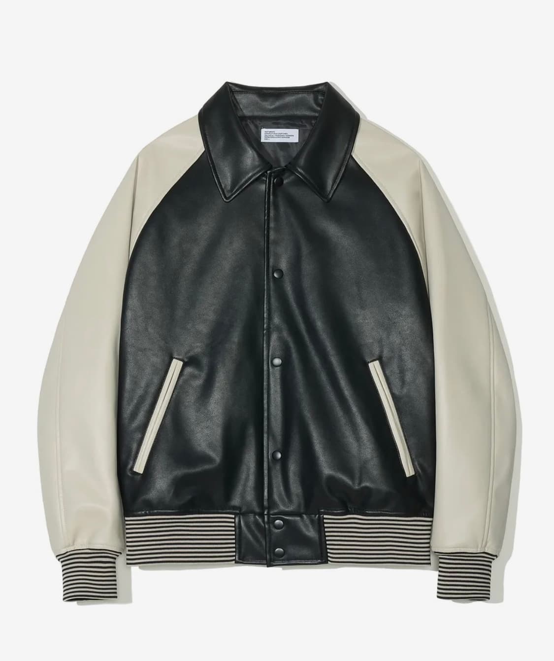 파르티멘토 비건레더 바시티 자켓 S 상품이미지2