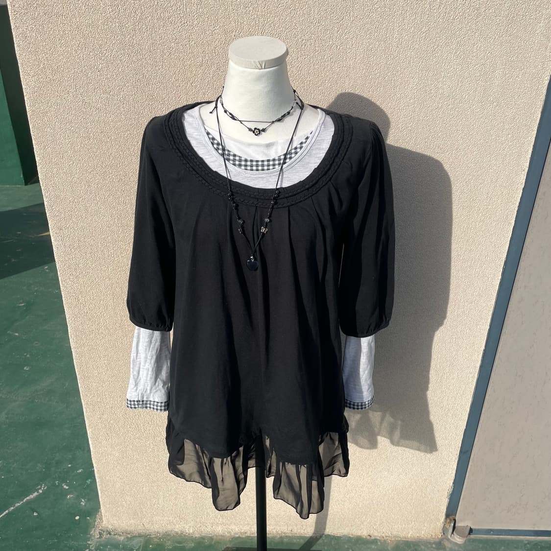 블랙모리 상의 코디세트 #모리걸 #무채색 #상의세트 상품이미지2