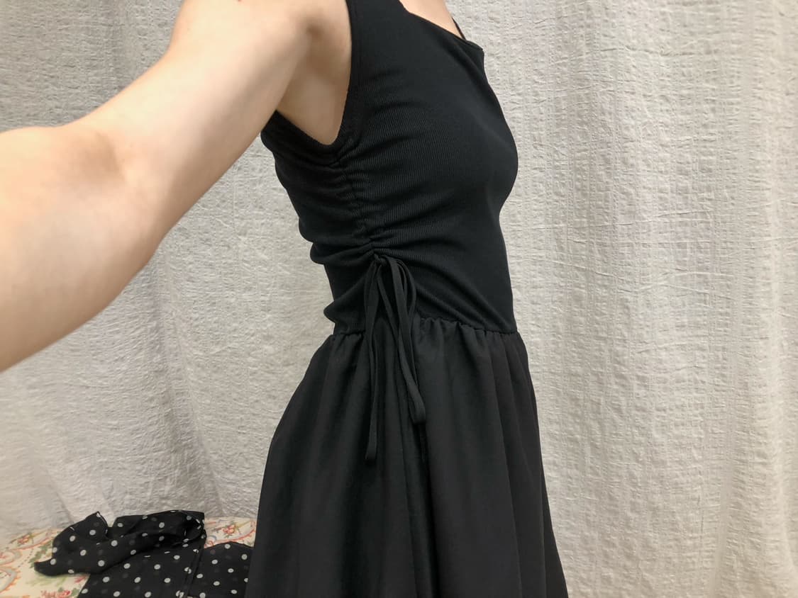 Balloon black layerd ops 상품이미지4