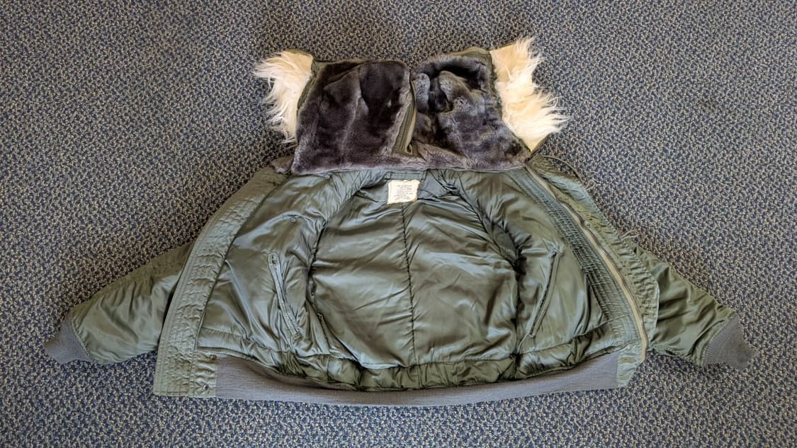 90s 알파 인더스트리 N-2B 플라이트 자켓 상품이미지3