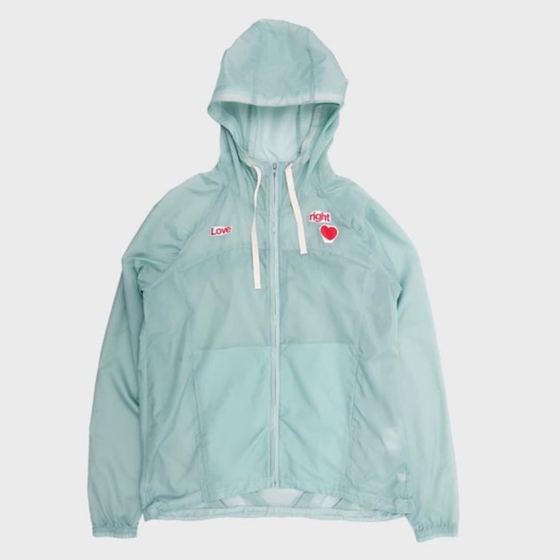 더뮤지엄비지터 바람막이 LIGHT TEAL 사이즈 S 상품이미지2