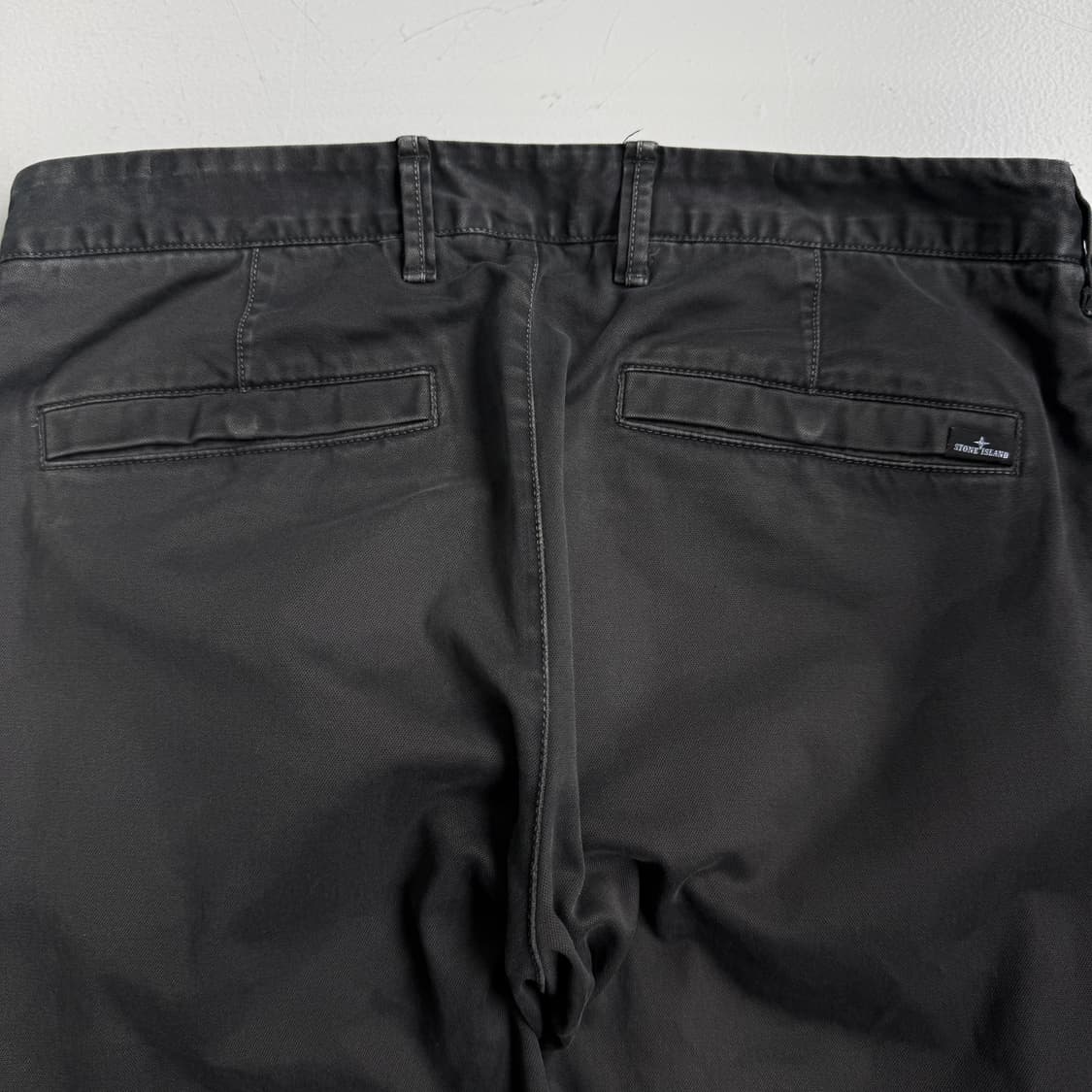 스톤아일랜드 스톤 워싱 새깅 가먼트다잉 팬츠 상품이미지6