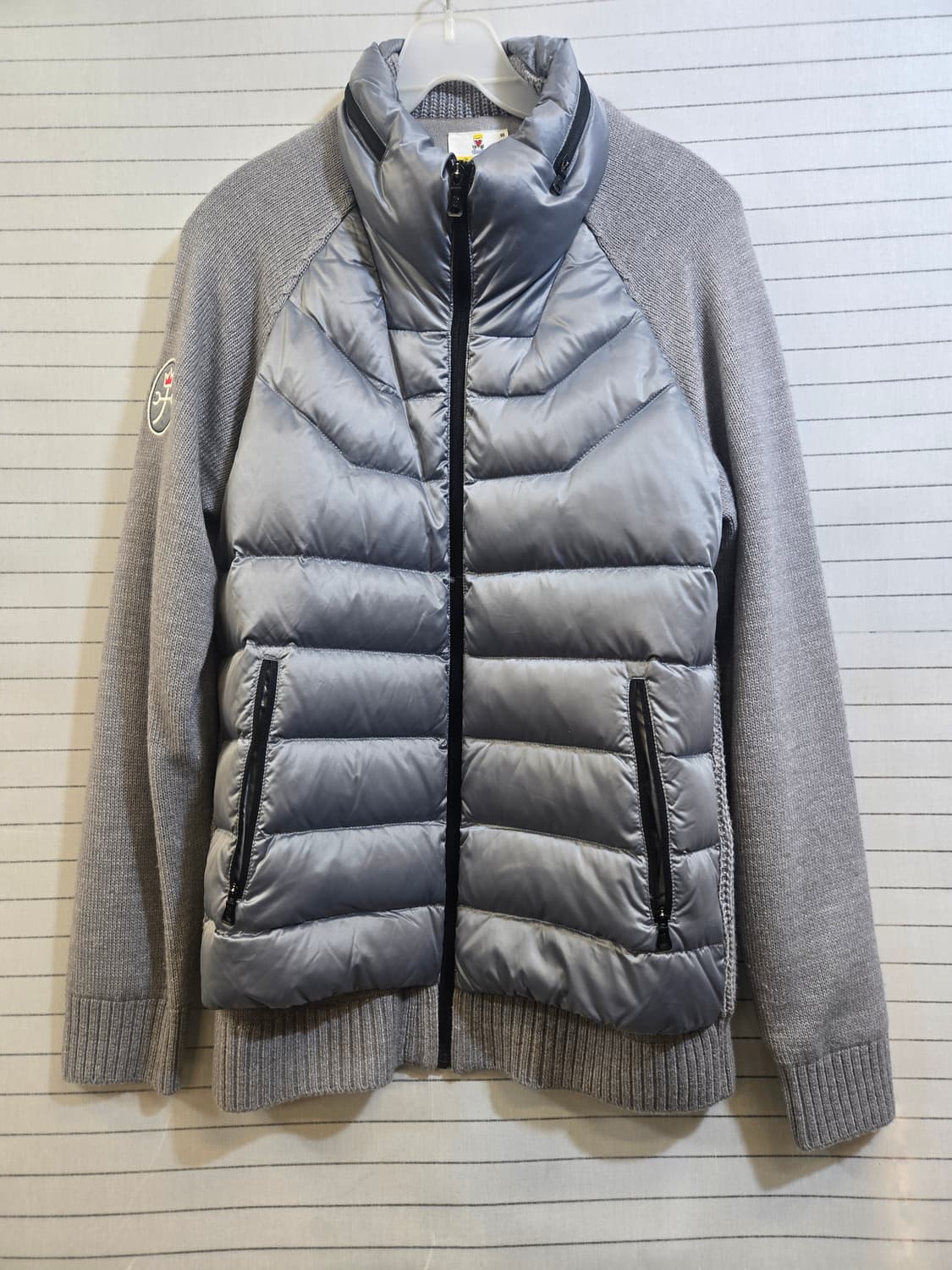 카스텔바작 남성방풍 패딩 가디건 95 그레이 상품이미지1