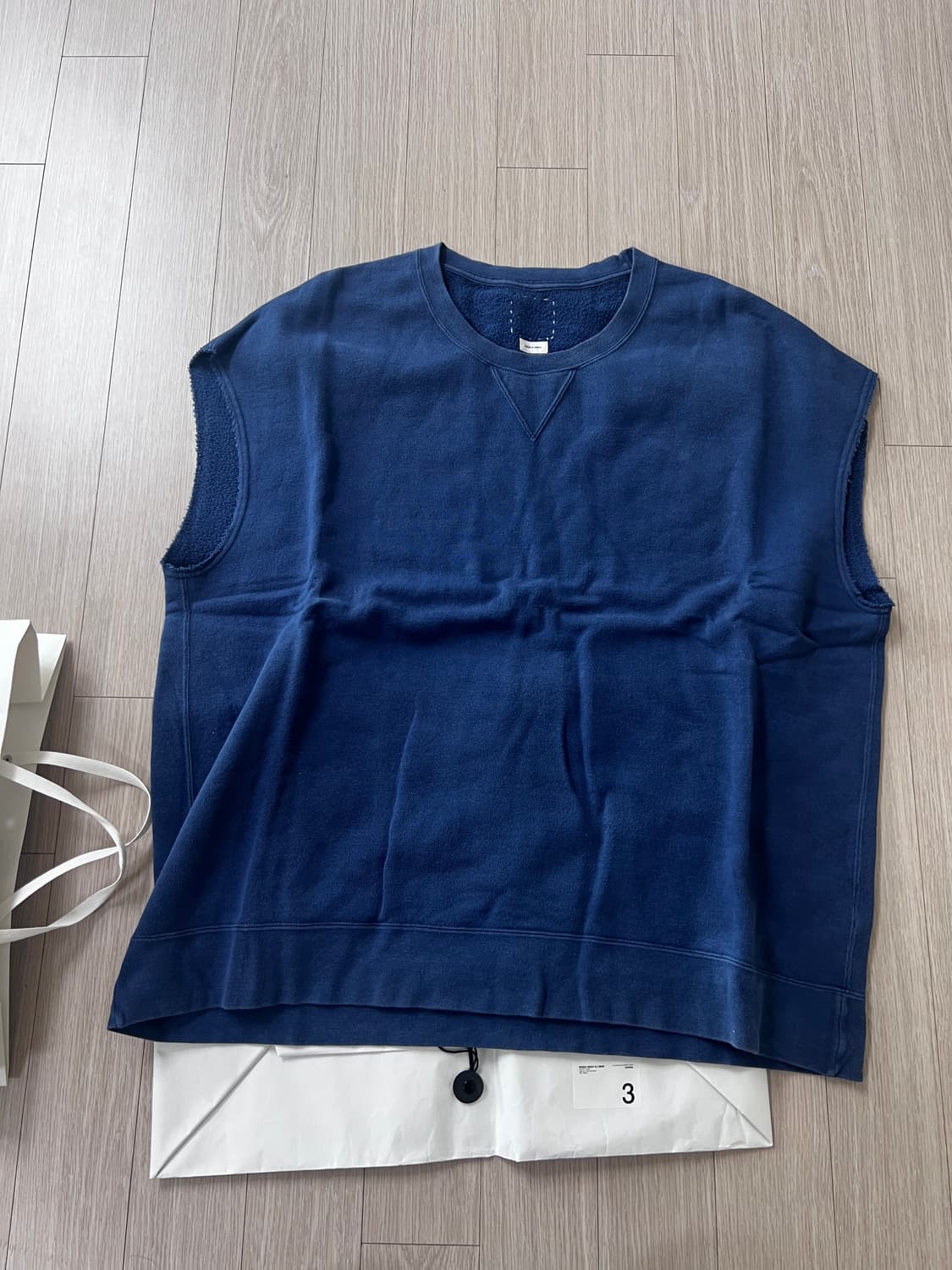 [3] 비즈빔 몬도 스웻 베스트 네이비 3사이즈 visvim mondo 상품이미지6