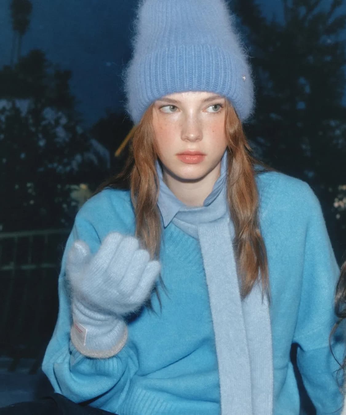 락피쉬 웨더웨어 앙고라 비니 새상품 판매 상품이미지5