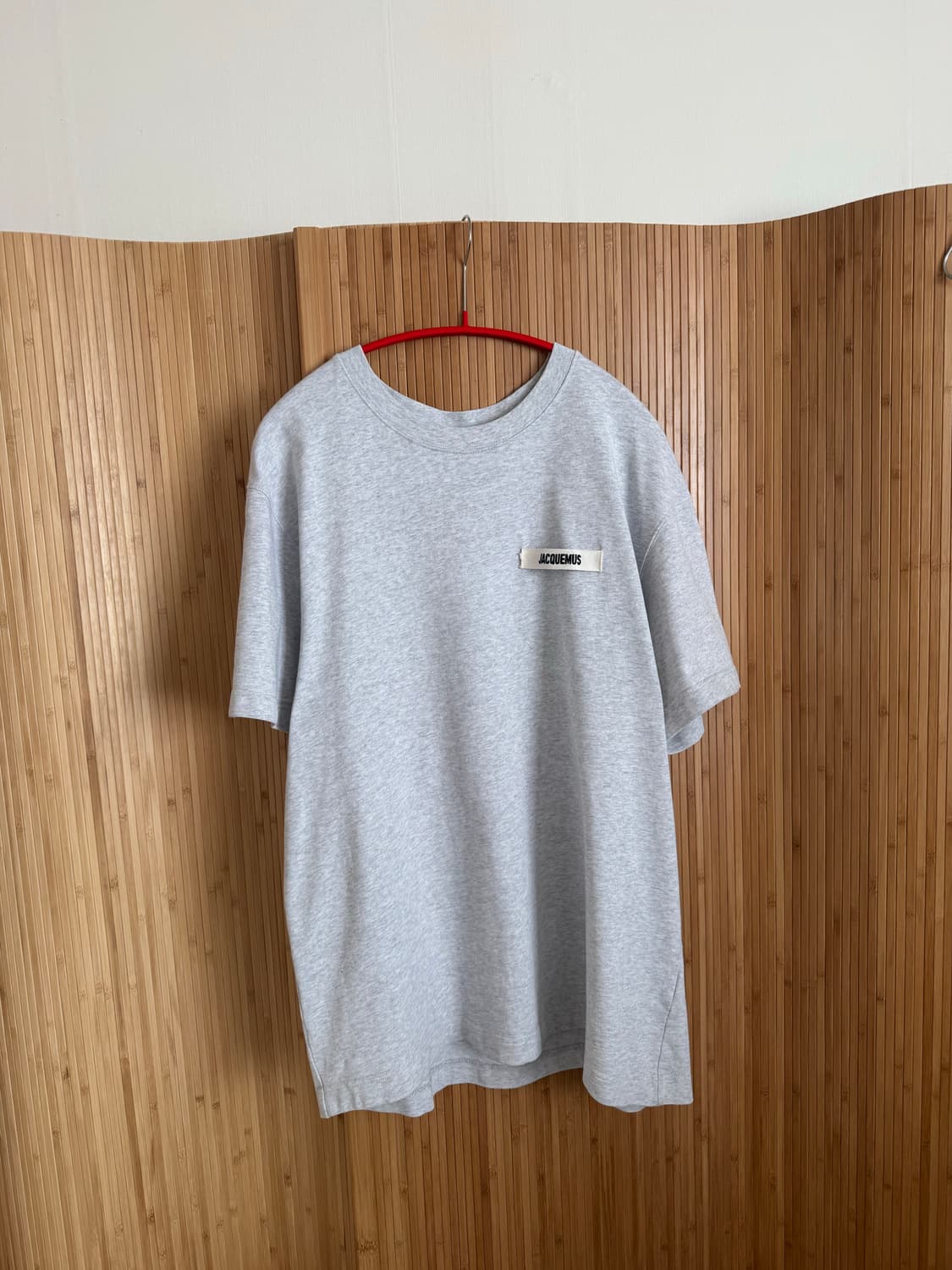 자크뮈스 Le T-Shirt Gros Grain멜란지 XL 반팔티셔츠 상품이미지4