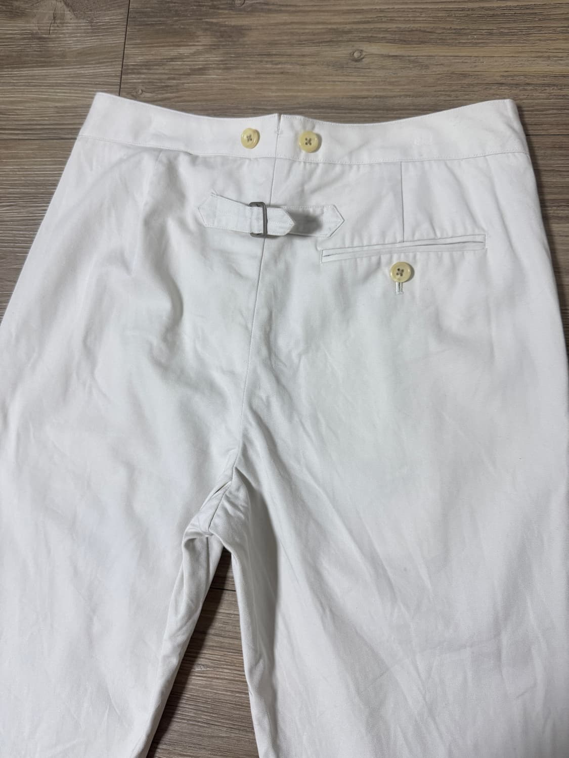 마가렛호웰 서스펜더 버튼 신치백 코튼 팬츠 상품이미지4
