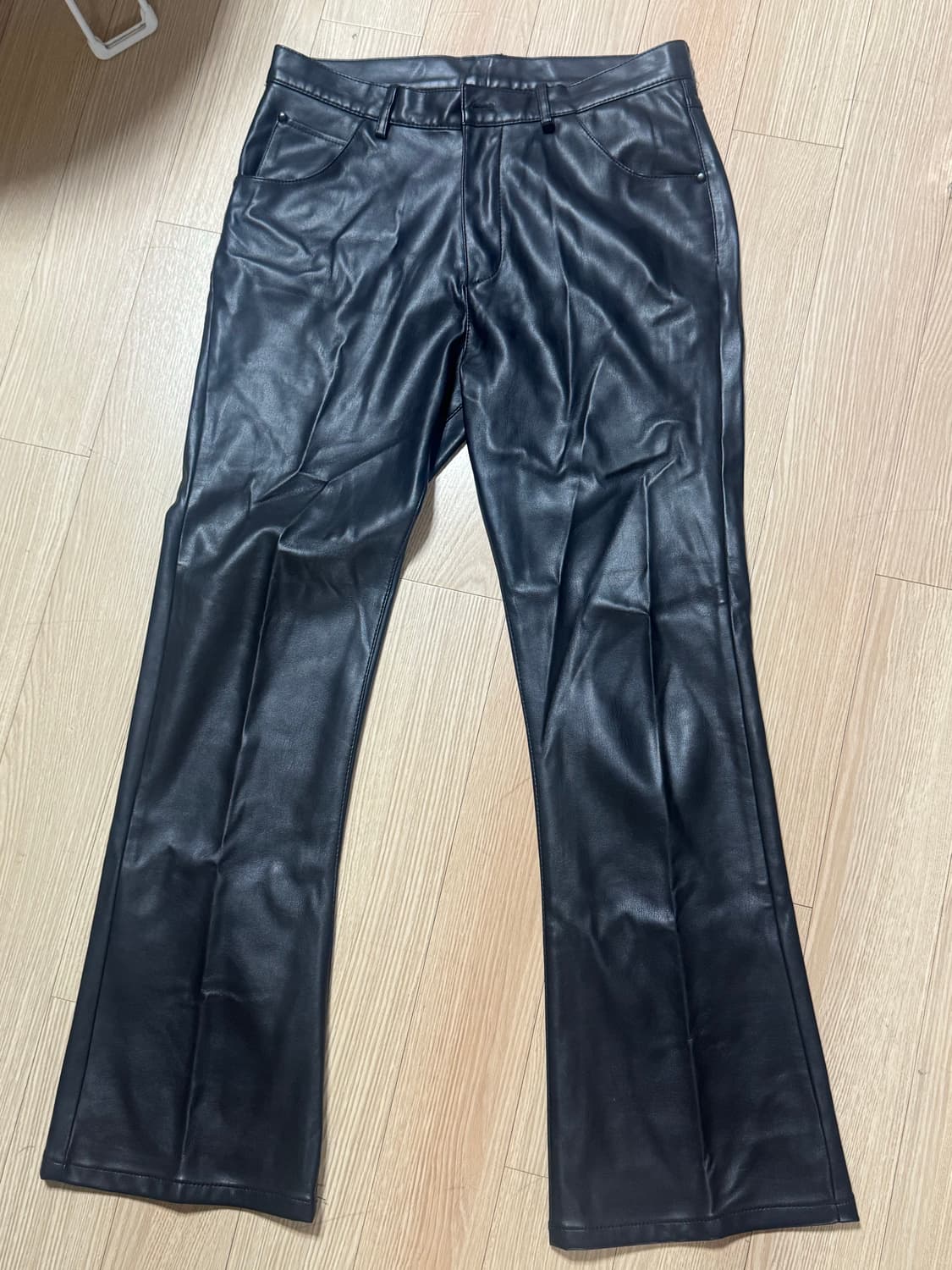 자라 플레어 레더 팬츠 상품이미지1