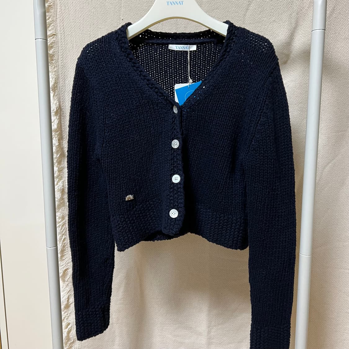 타낫 크롭 가디건(네이비) 상품이미지4