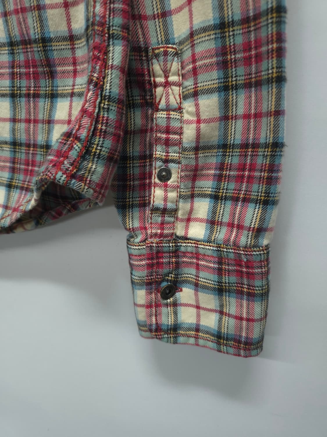 힐피거데님 워크웨어무드 체크 플란넬 셔츠 (95) 상품이미지8