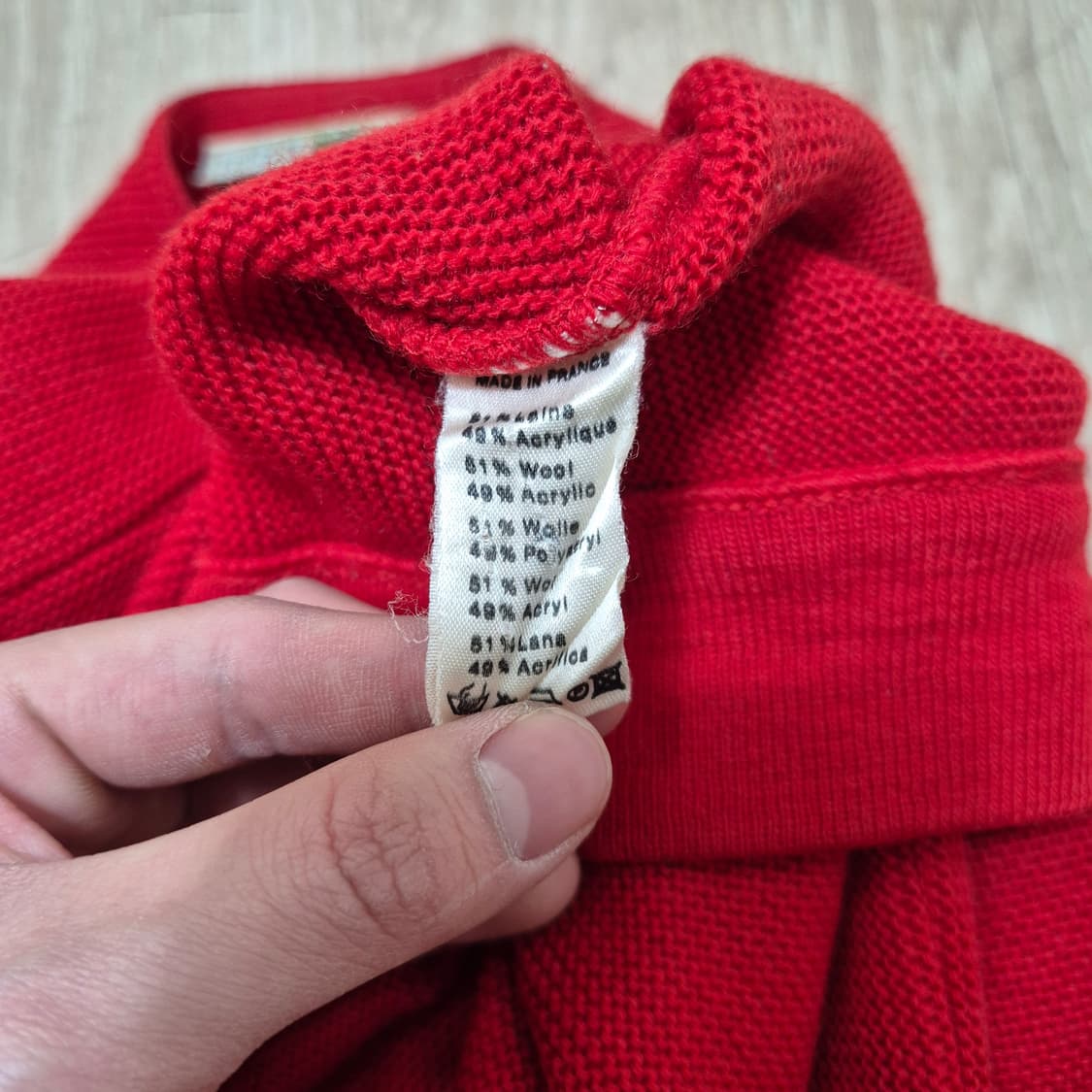 라코스테 키즈 크록패치 울 가디건 (16) 상품이미지7