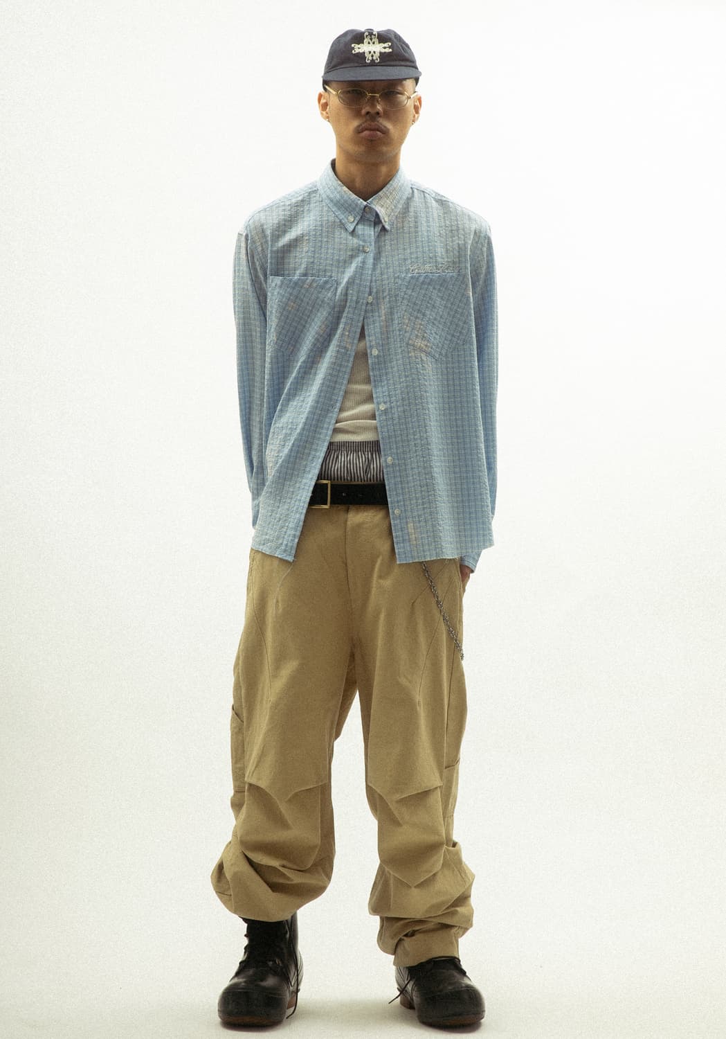 (새상품) 게더레이지  VINTAGE WASHED CHECK SHIRTS 상품이미지4
