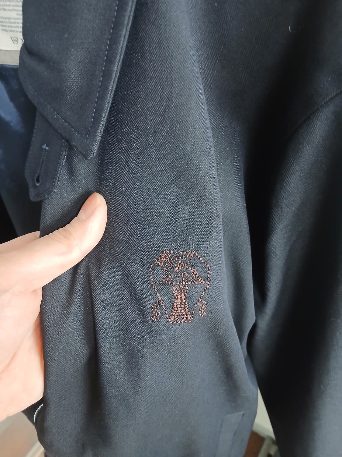 브루넬로 쿠치넬리 네이비 테크니컬 블루종 자켓 상품이미지2