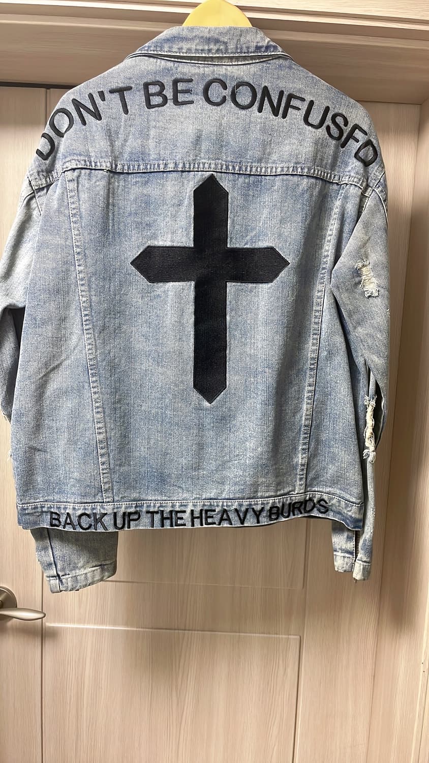 보세 오버사이즈 남자 청자켓 상품이미지2