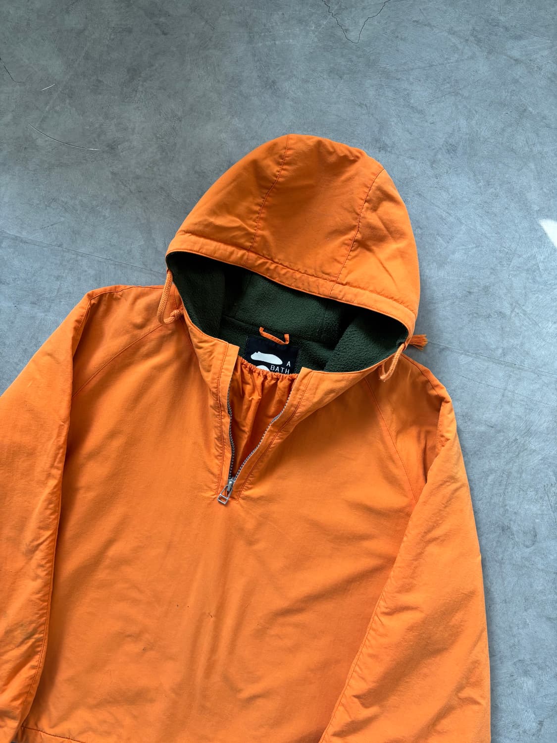Bape 베이프 90‘s 오렌지 컬러 아노락 바람막이 상품이미지3