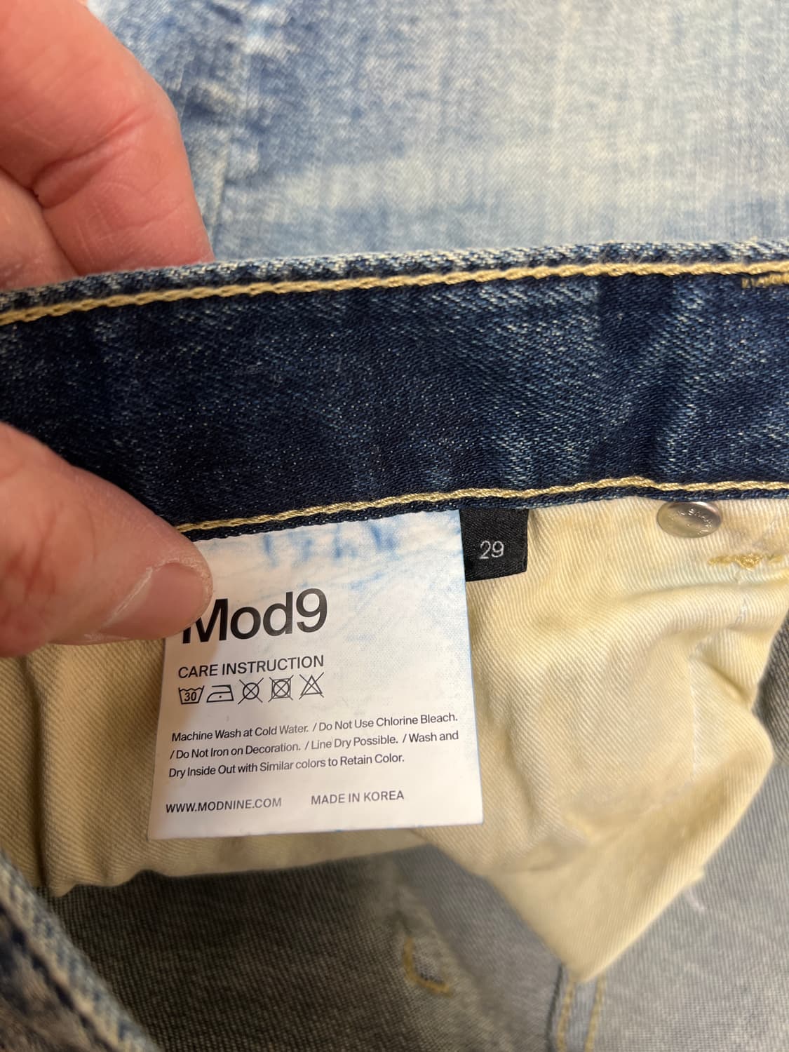 [29] MODNINE 모드나인 MOD7 데님팬츠 상품이미지3