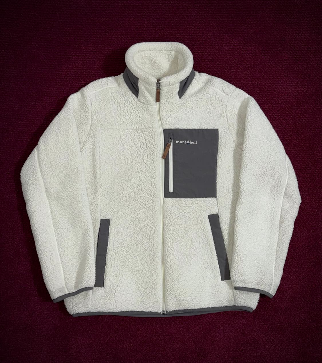 몽벨 플리스 자켓 아이보리 S 90 상품이미지1