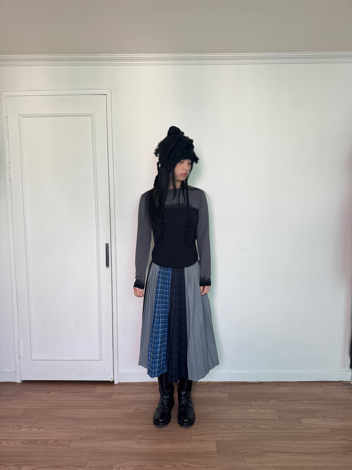 Unknown  Blue Skirt 상품이미지4