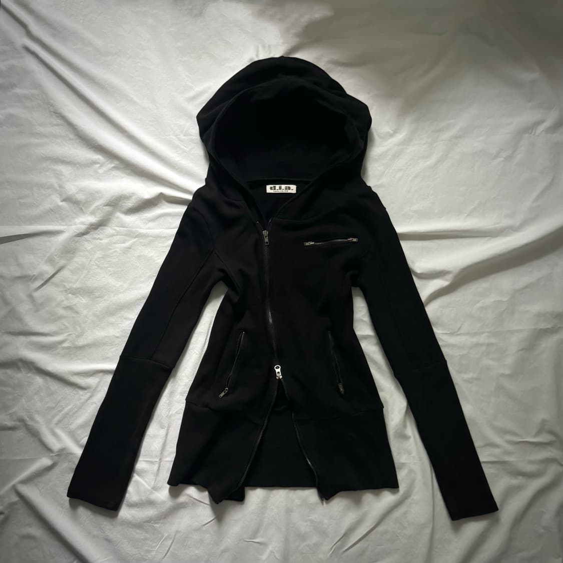 d.i.a 다이아 사선 아카이브 터틀넥 투웨이 후드집업 자켓 락시크 펑크 상품이미지1