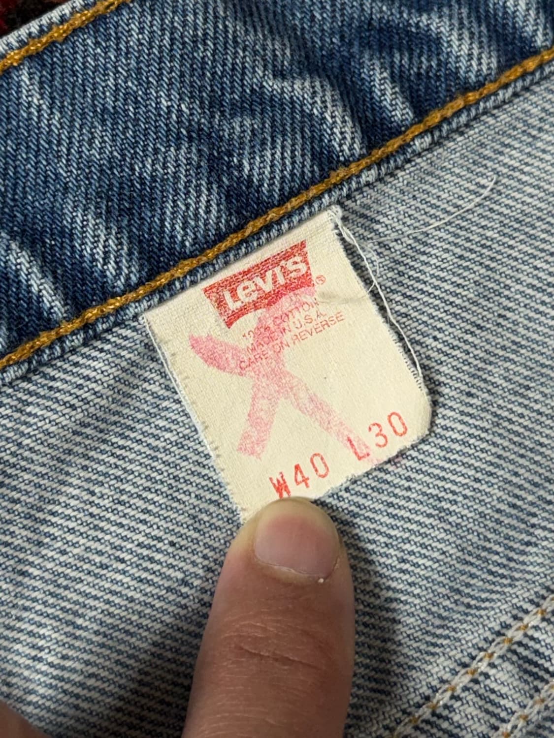 90’s USA 빈티지 리바이스 517 오렌지탭 부츠컷 리바이스 청바지 상품이미지9