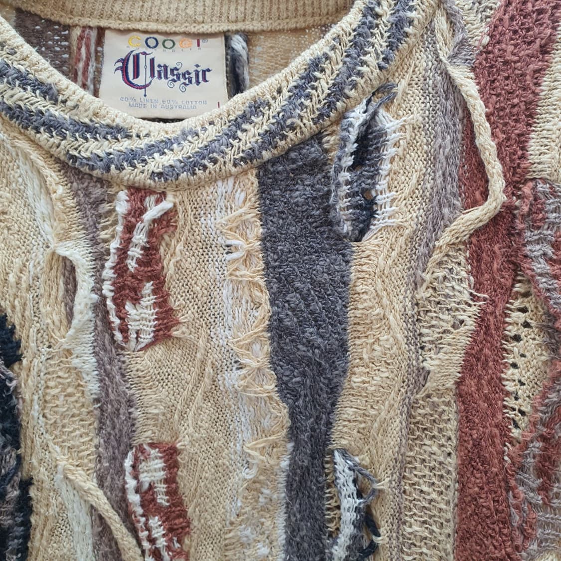 쿠지 케이블 니트 상태최상 상품이미지4