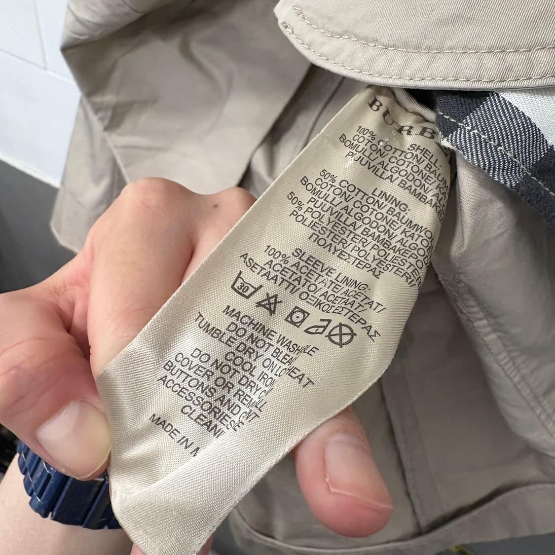 버버리 빈티지 노바 체크 블레이저 자켓 상품이미지4